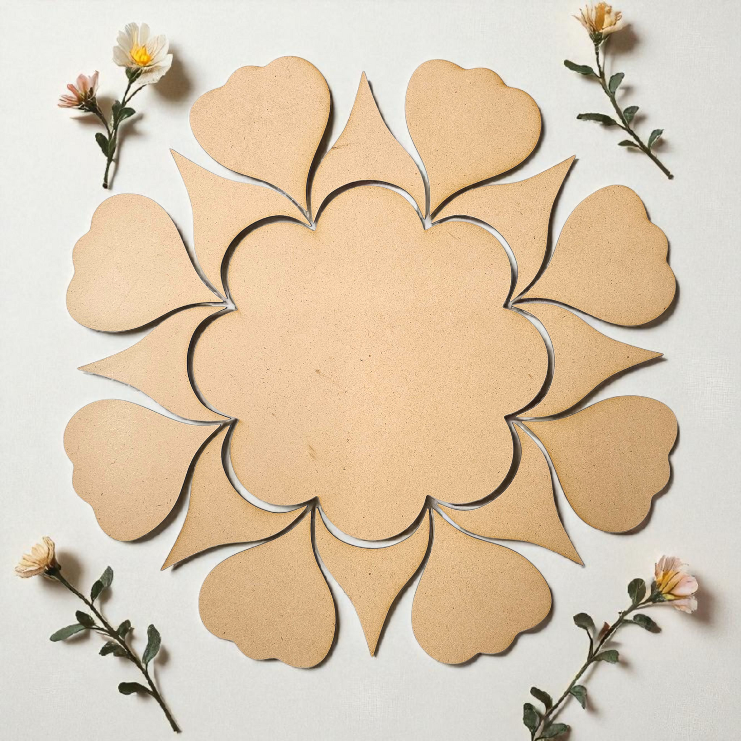 MDF Rangoli Cutouts Design - 2