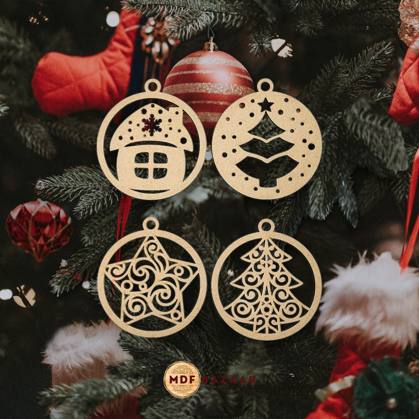 Christmas Ornaments Combo - 1