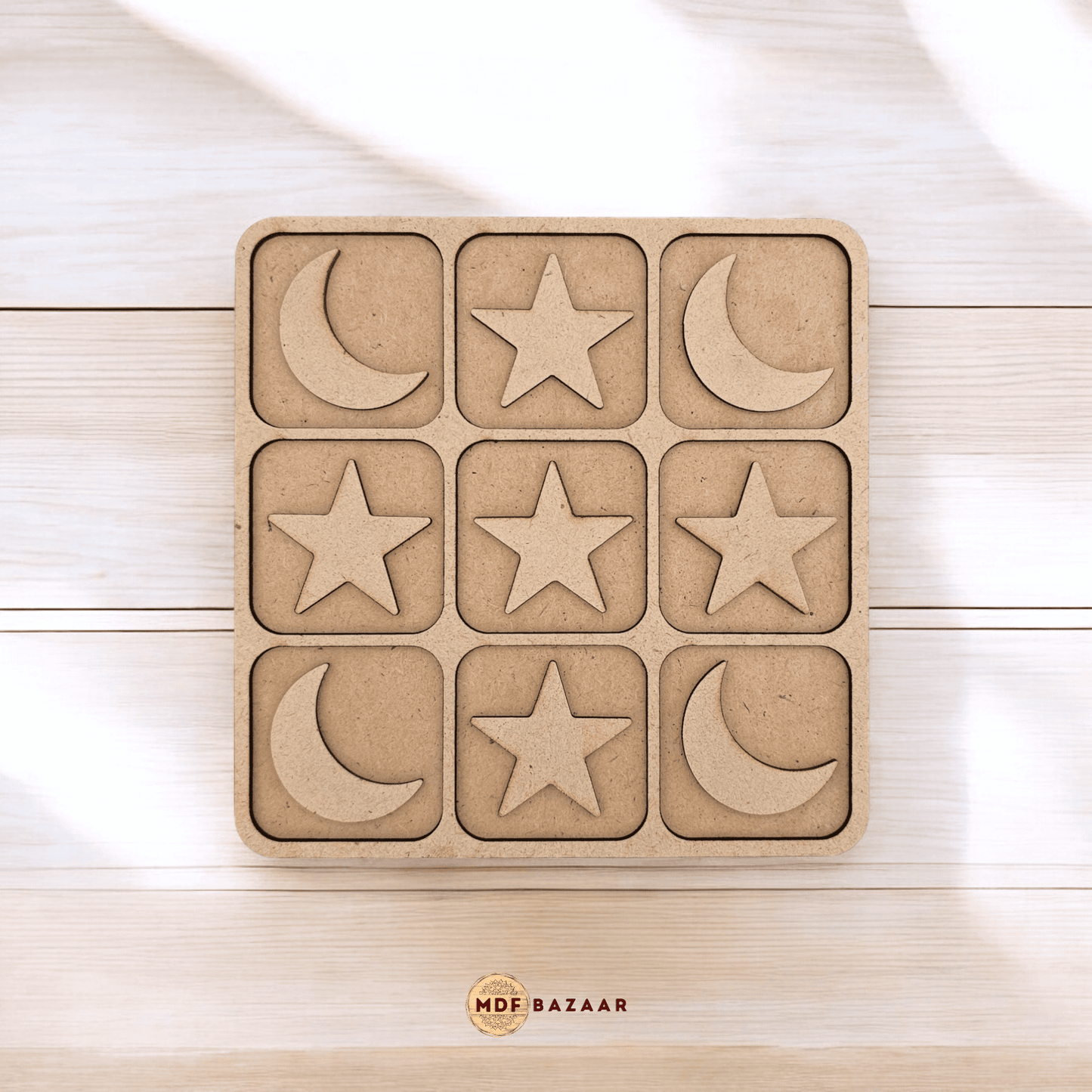 TIC TAC TOE (Moon & Stars Design)