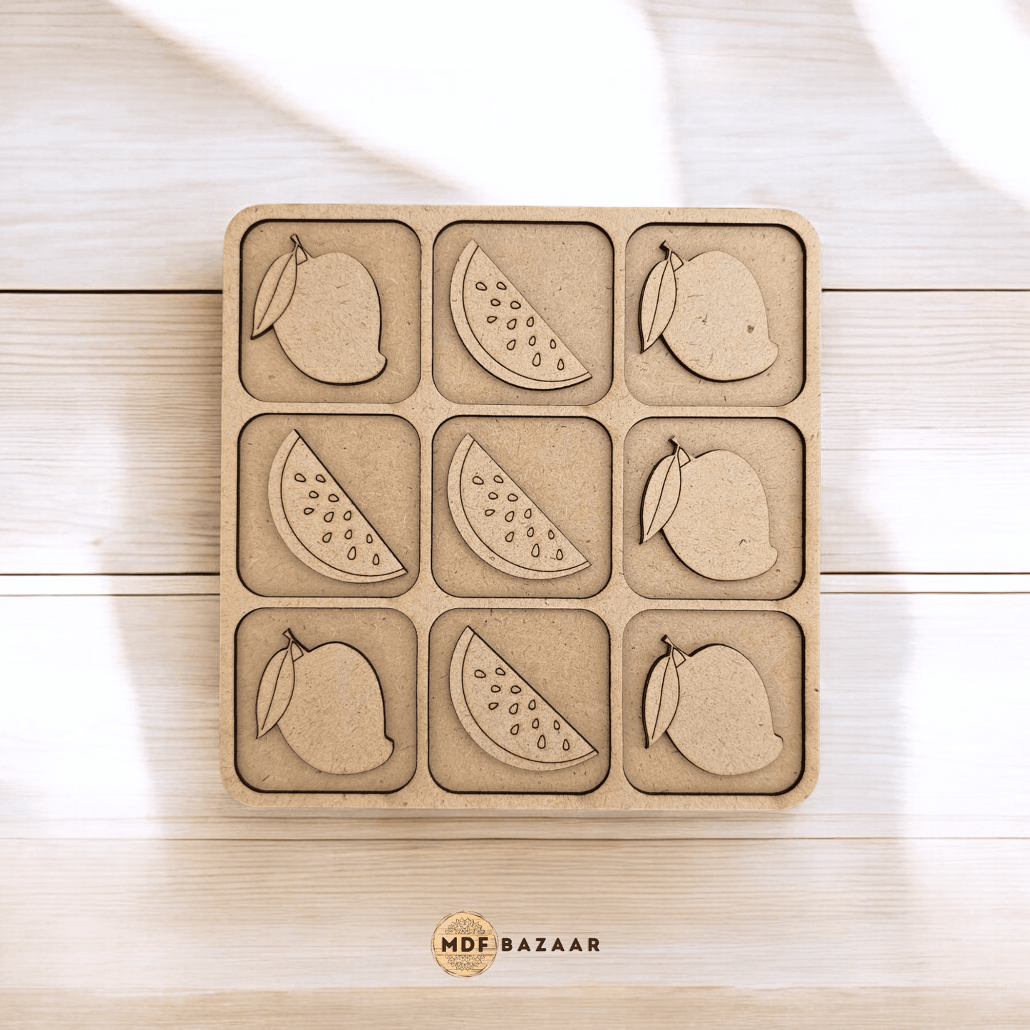 TIC TAC TOE (Fruits Design 2)