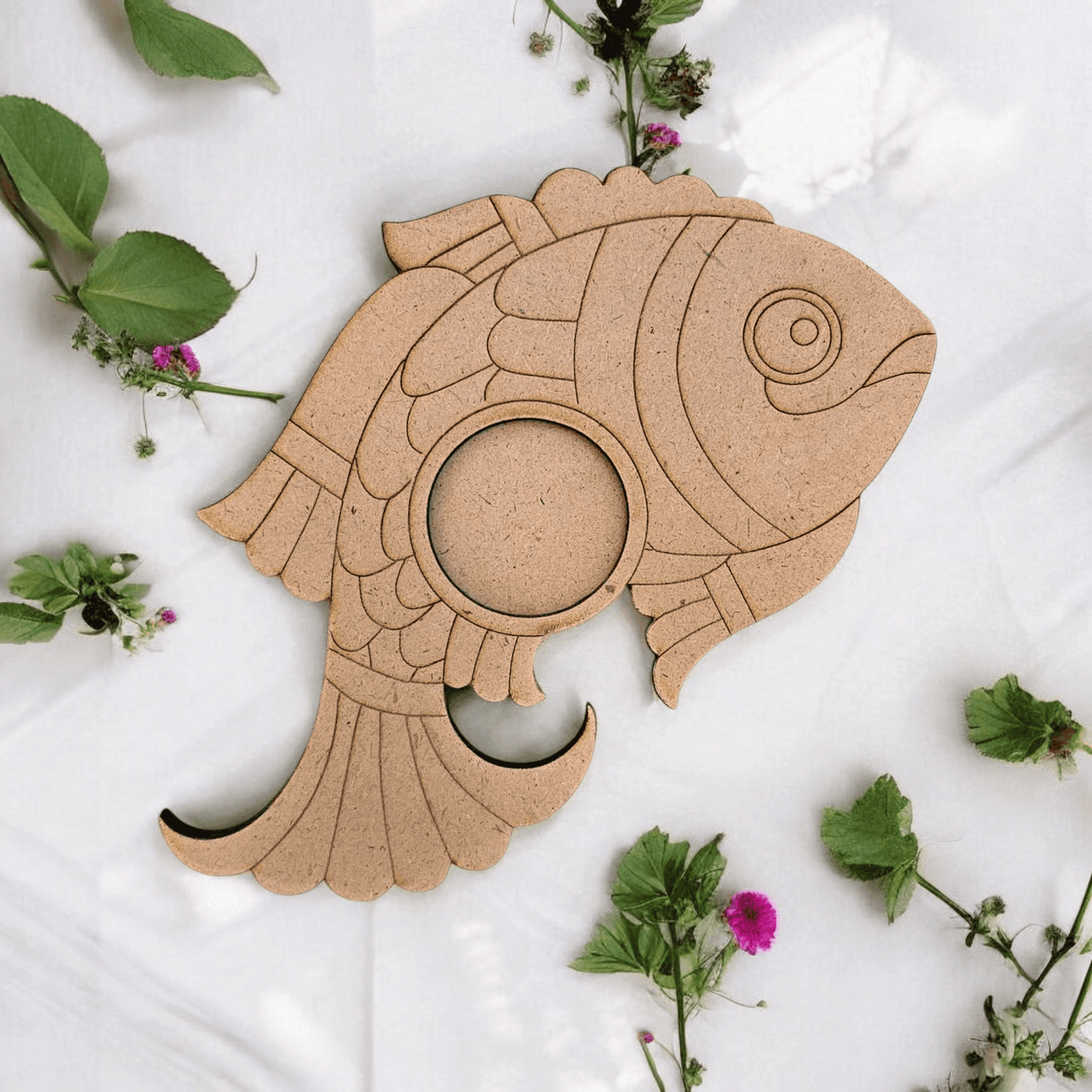 Fish Design Premarked T-Light Holder