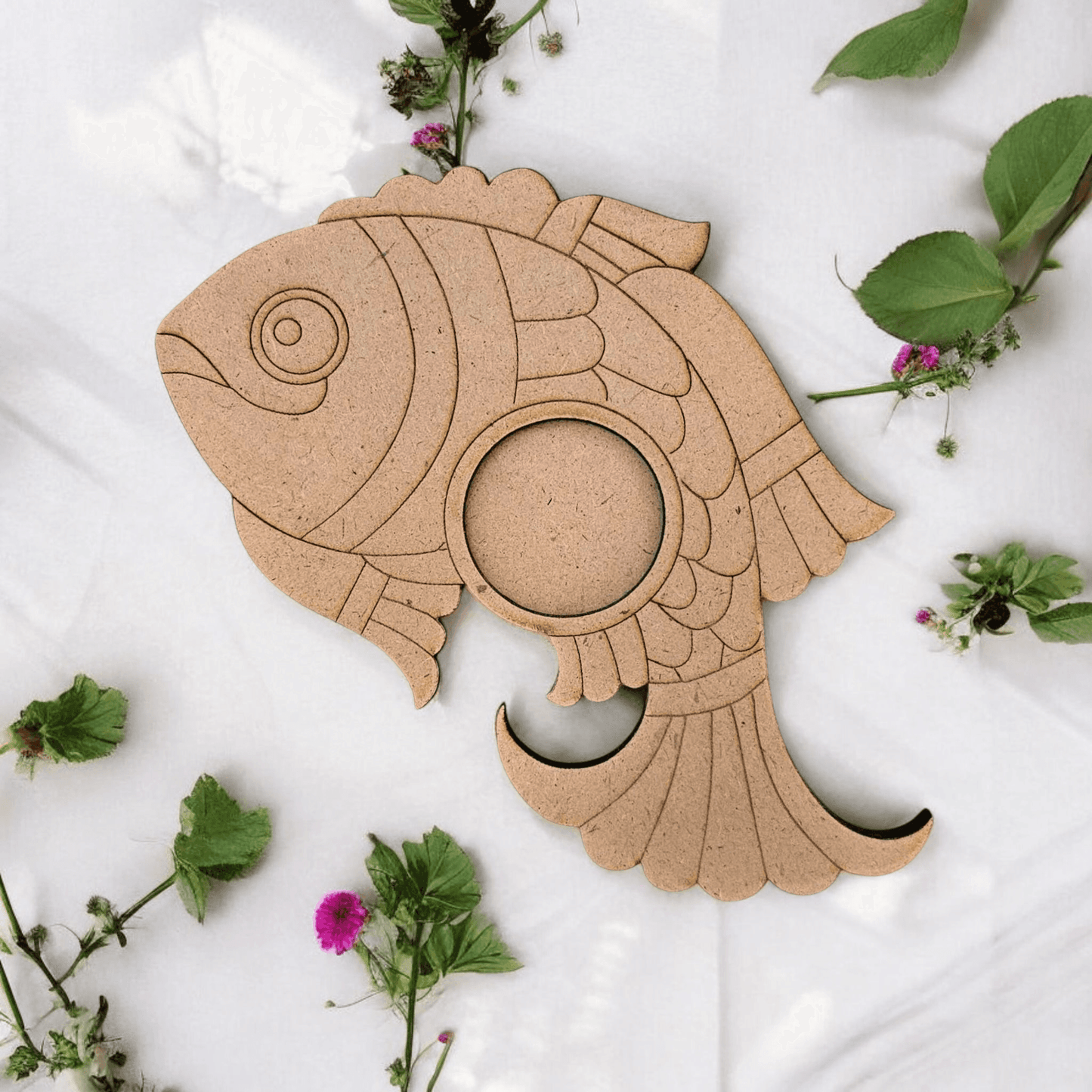 Fish Design Premarked T-Light Holder