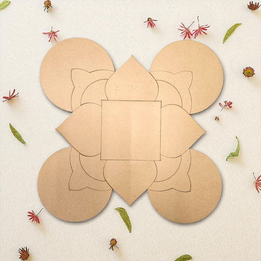 MDF Rangoli Cutouts Design - 6