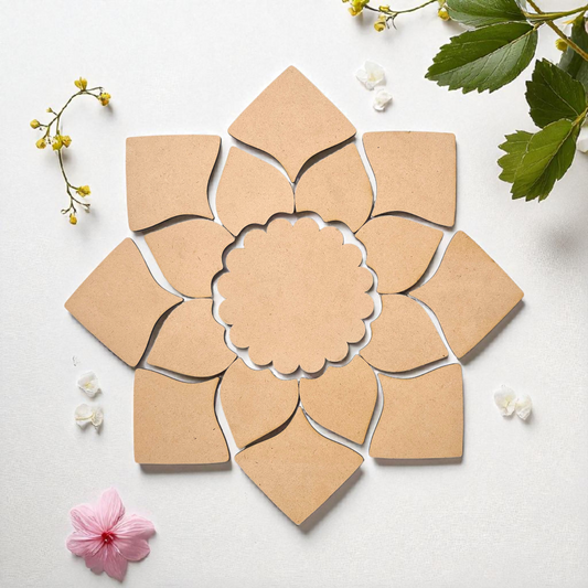 MDF Rangoli Cutouts Design - 4