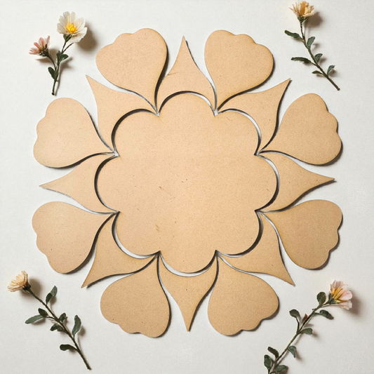 MDF Rangoli Cutouts Design - 2