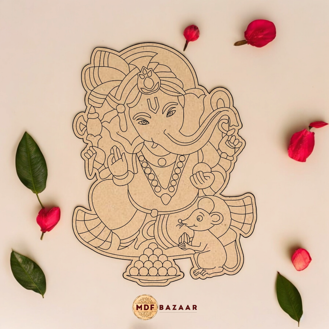 Ganesha Design Premarked Base