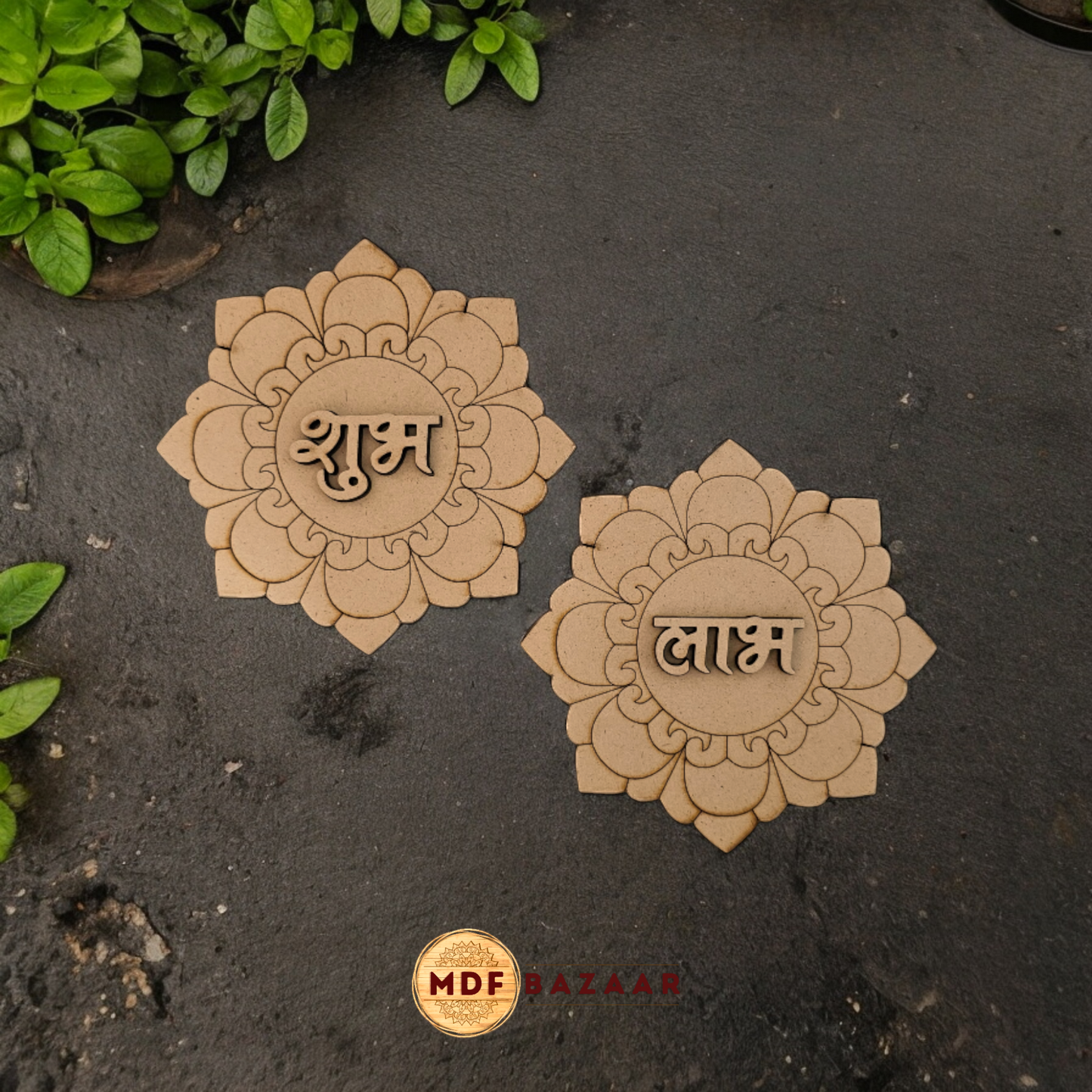 Shubh Labh Mandala Design - 1