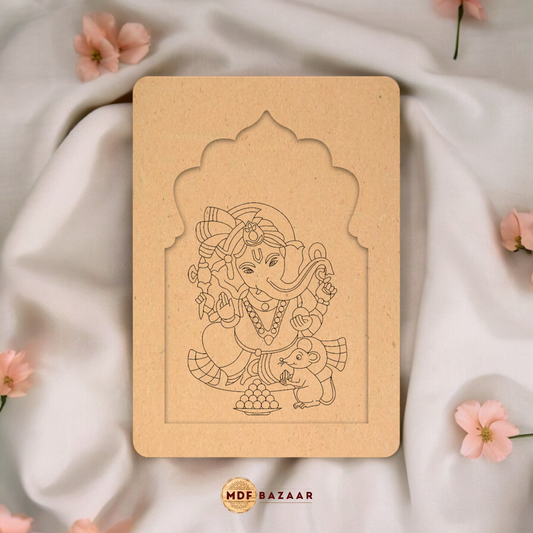 Premarked Jharokha - Ganesha design