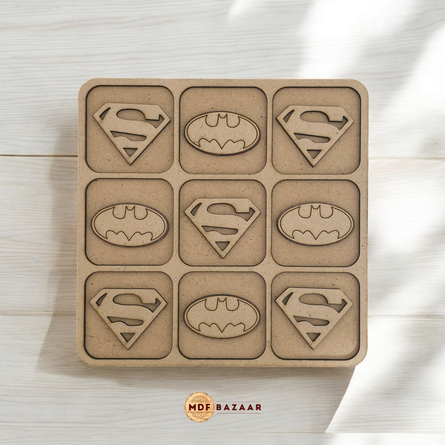 Superhero Themed Tic-Tak-Toe