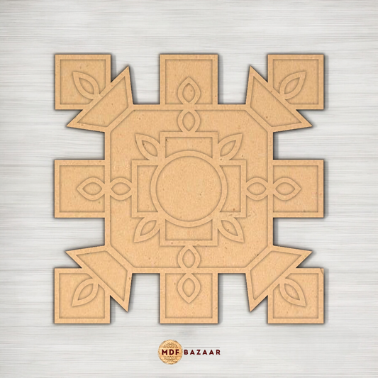 Mdf Rangoli - Design 2