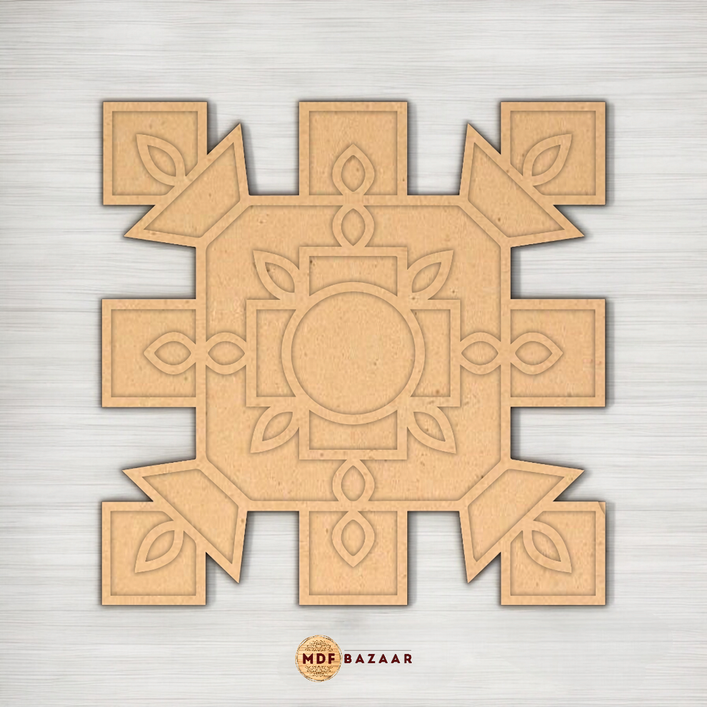 Mdf Rangoli - Design 2 – Mdf Bazaar