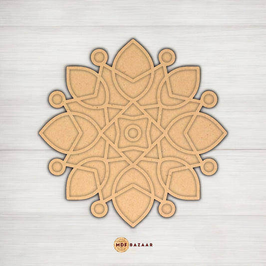 Mdf Rangoli - Design 9