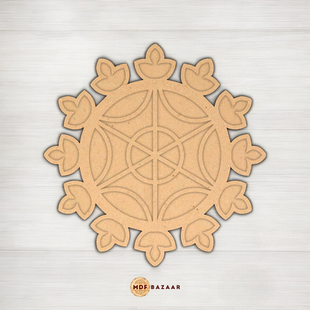 Mdf Rangoli - Design 20