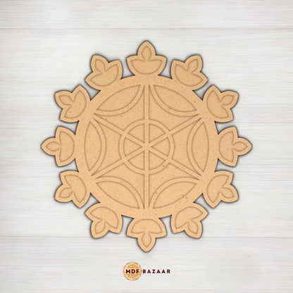 Mdf Rangoli - Design 20