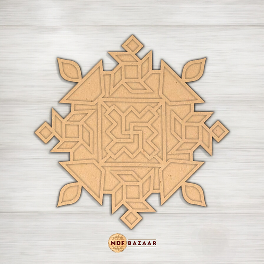 Mdf Rangoli - Design 26