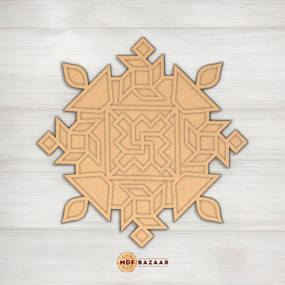 Mdf Rangoli - Design 34