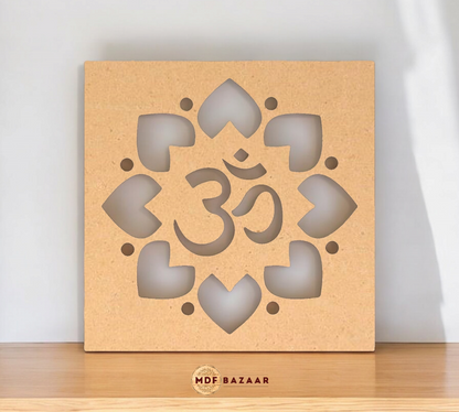 Rangoli Stencil - Om Design