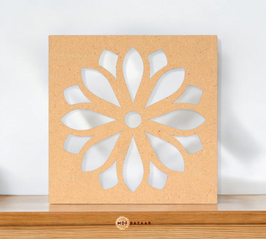 Rangoli Stencil - Flower Design 1