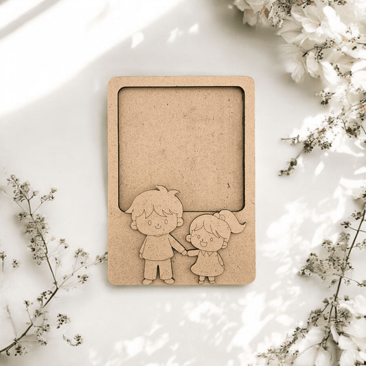 Family Polaroid Photo Frame