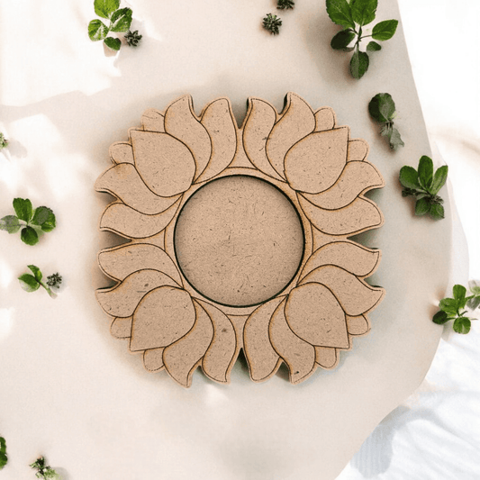 Premarked Lotus Design T-Light Holder