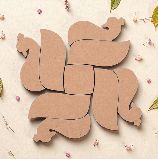 MDF Rangoli Cutouts Design - 3