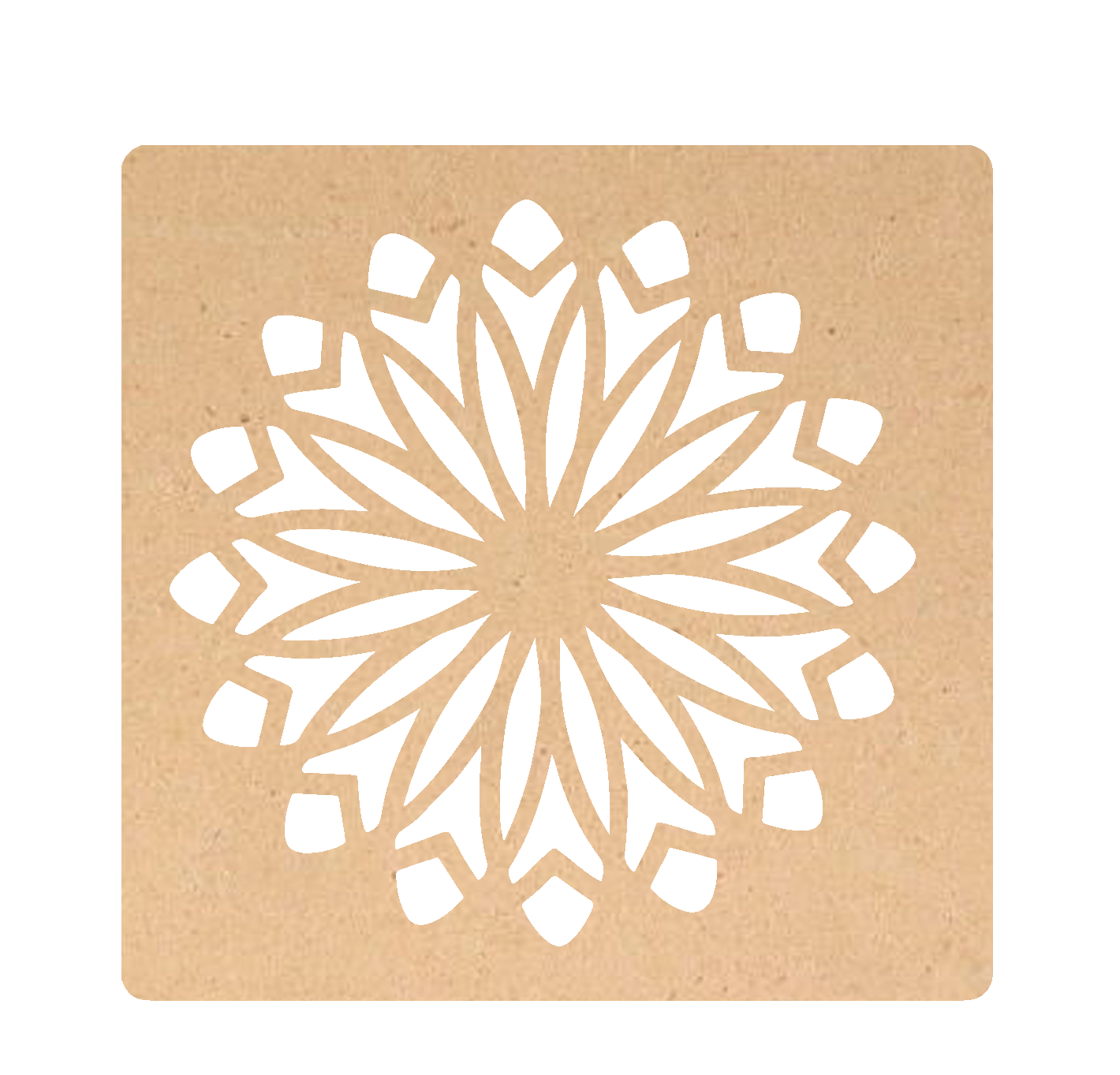 Rangoli Stencil - Flower Design - 2