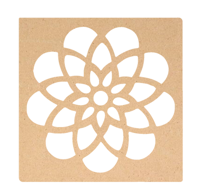 Rangoli Stencil - Flower Design - 2